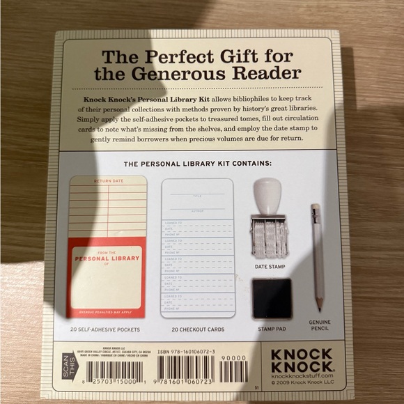 Library Stamp Kit - Picture 5 of 5